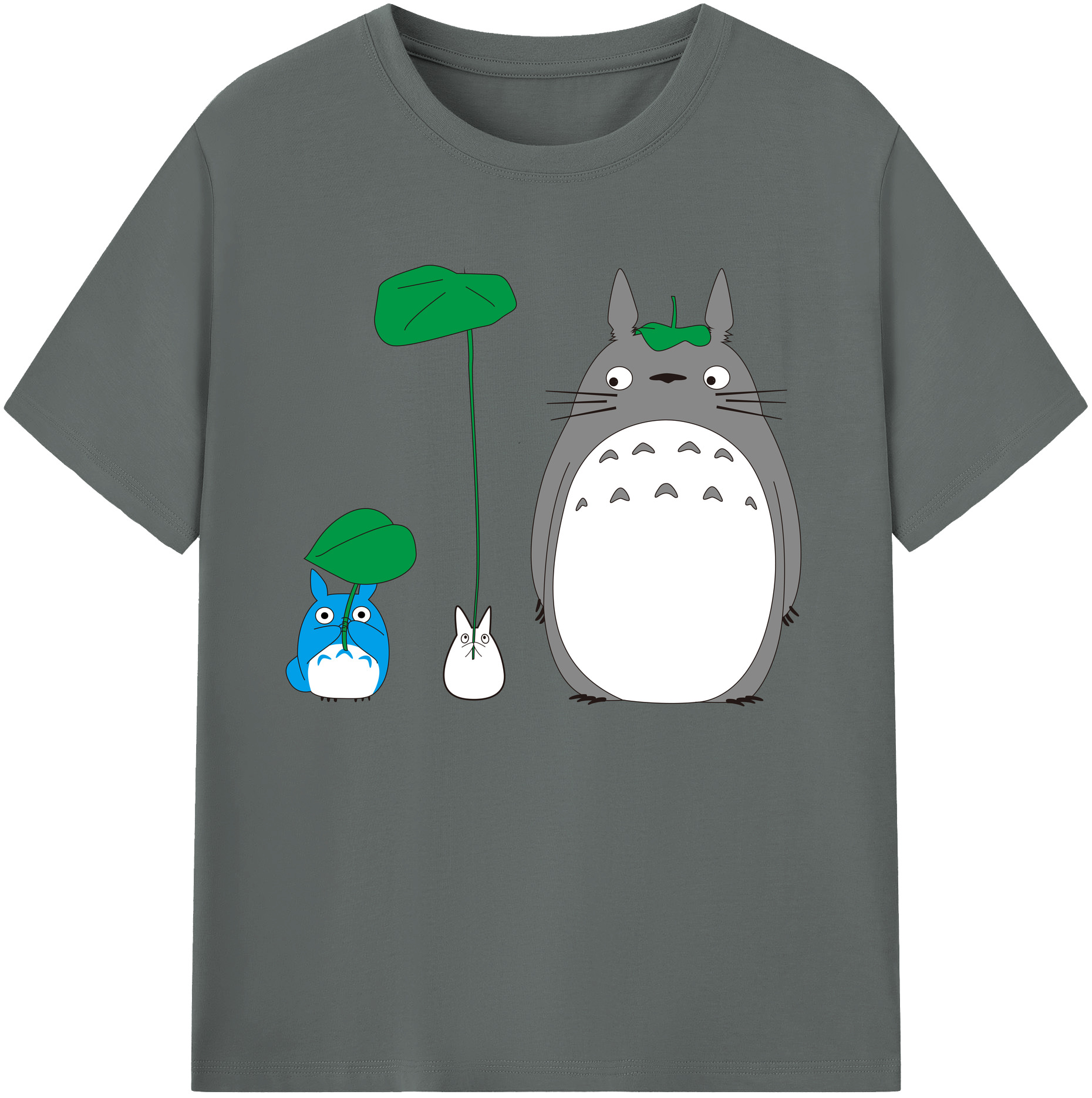 （画像用） となりのトトロ 草壁メイ 草壁サツキ My Neighbor Totoro Satsuki Kusakabe Mei Kusakabe 綿100％ メンズ半袖Tシャツ｜肌触りやわらか＆通気性